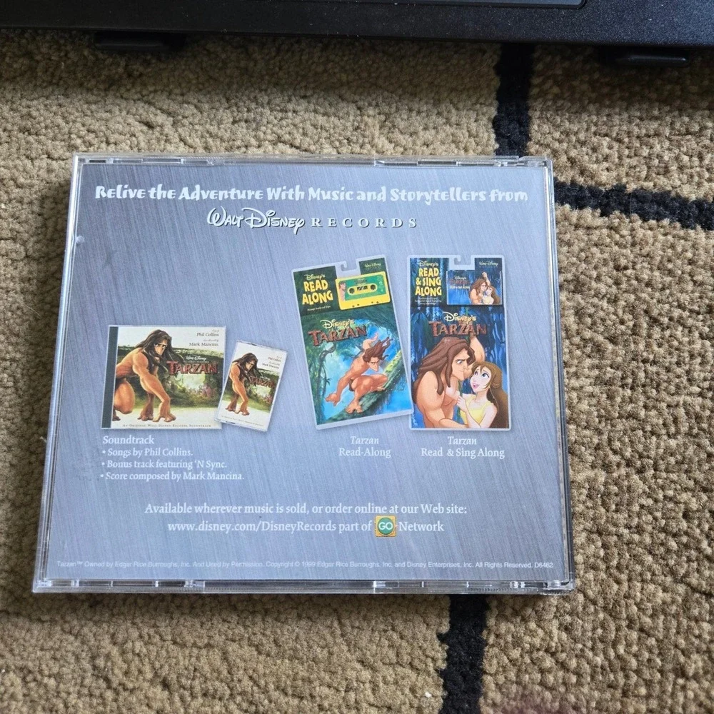 Disney Tarzan Activity Center PC CDROM 1999 Windows 95 98 Vintage Software Jewel